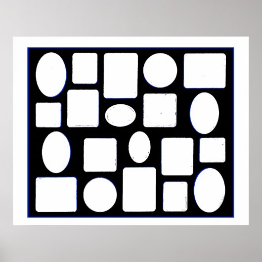 !UCreate uw eigen kunst of foto's Poster Sjabloon (Voorkant)