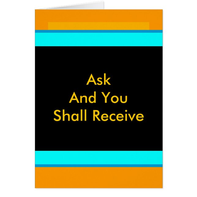 ! UCreate Zazzle - Vraag het u (Voorkant)