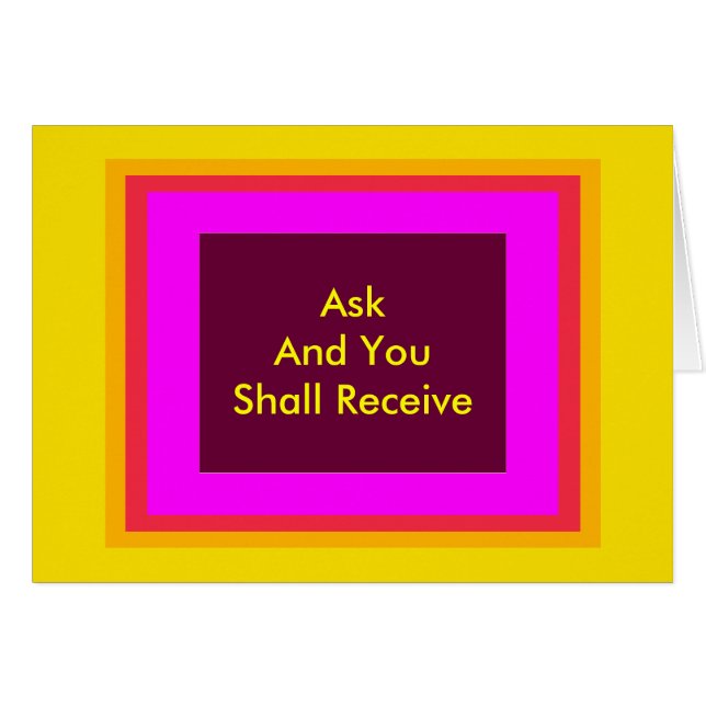 ! UCreate Zazzle - Vraag het u (Voorkant Horizontaal)