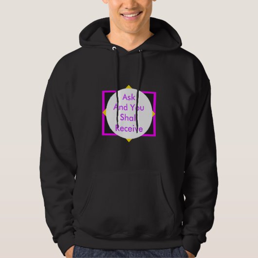 ! UCreate Zazzle - Vraag het u Hoodie (Voorkant)