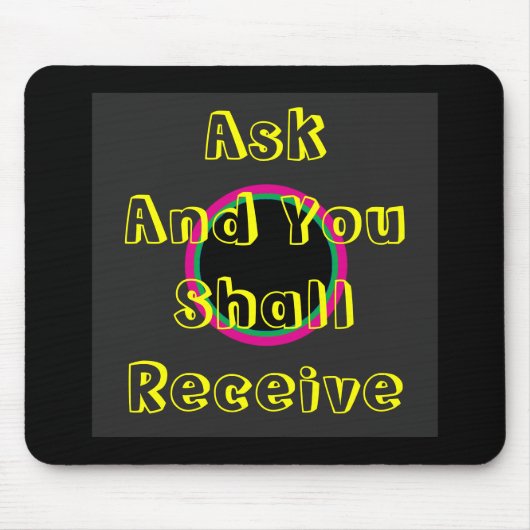 ! UCreate Zazzle - Vraag het u Muismat (Voorkant)