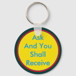 ! UCreate Zazzle - Vraag het u Sleutelhanger