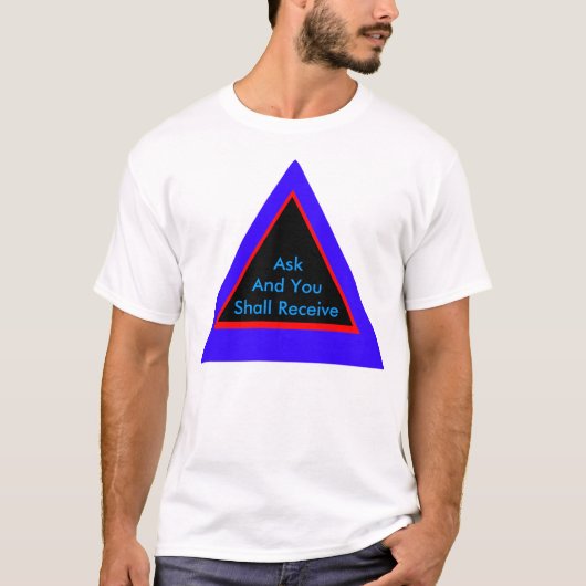 ! UCreate Zazzle - Vraag het u T-shirt (Voorkant)