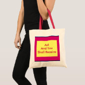 ! UCreate Zazzle - Vraag het u Tote Bag (Voorkant (product))