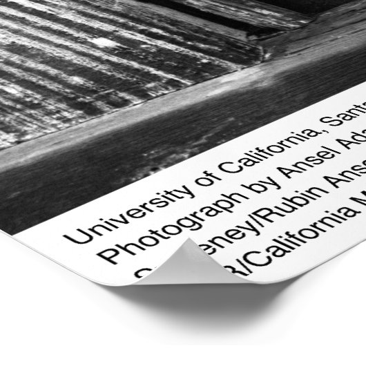 UCSC Architecture Detail, ca. 1967 Poster (Hoek)