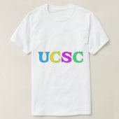 ucsc - santa cruz t-shirt (Design voorkant)