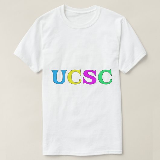 ucsc - santa cruz t-shirt (Design voorkant)
