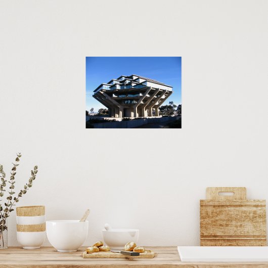 UCSD-bibliotheek Poster (Keuken)