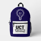 UCT_ENGINEERING PRINTED BACKPACK BEDRUKTE RUGZAK (Voorkant)