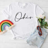 udaderas de Ohio Script State T-shirt
