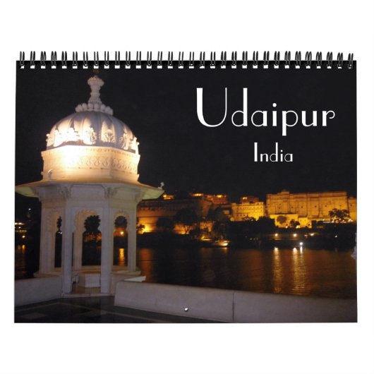 Udaipur 2027 kalender (Hoes)