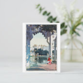 Udaipur Castle, India, Hiroshi Yoshida Briefkaart (Staand voorkant)