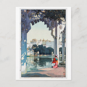 Udaipur Castle, India, Hiroshi Yoshida Briefkaart
