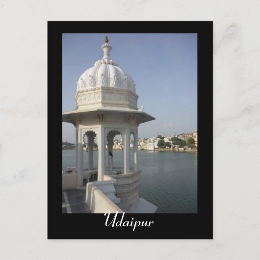 udaipur gazebo briefkaart (Voorkant)