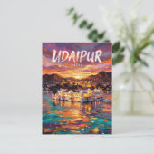 Udaipur India Briefkaart (Staand voorkant)