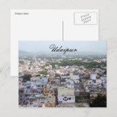 udaipurgebouwen briefkaart (Voorkant / Achterkant)