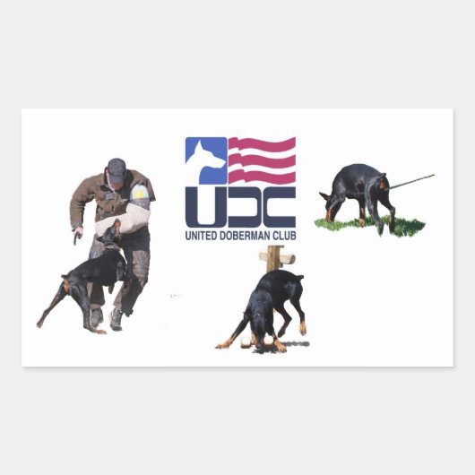 UDC IPO-Sticker Rechthoekige Sticker (Voorkant)