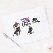 UDC IPO-Sticker Rechthoekige Sticker (Envelop)