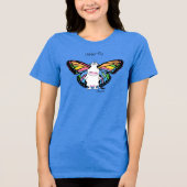UDDERFLY door Sandra Boynton Tri-Blend Shirt (Voorkant)