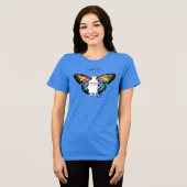 UDDERFLY door Sandra Boynton Tri-Blend Shirt (Voorkant volledig)
