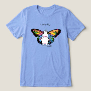 UDDERFLY door Sandra Boynton Tri-Blend Shirt