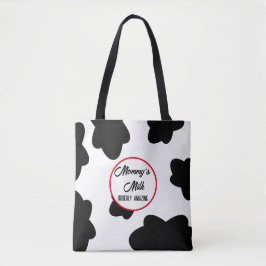 “Udderly Amazing” Koeienprint Boodschappentas Tote Bag