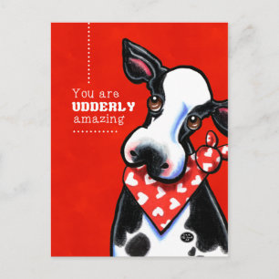 Udderly Amazing Lieverd Koe Briefkaart