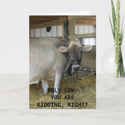 UDDERLY FAB 40ste VERJAARDAG HUMOR Kaart (Voorkant)