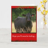 Udderly Fantastic Kaart (Gele Bloem)