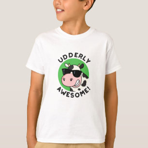 Udderly Geweldige Funny Koe Pun T-shirt