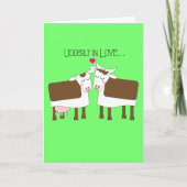 Udderly in Love Valentijns Kaart (Voorkant)
