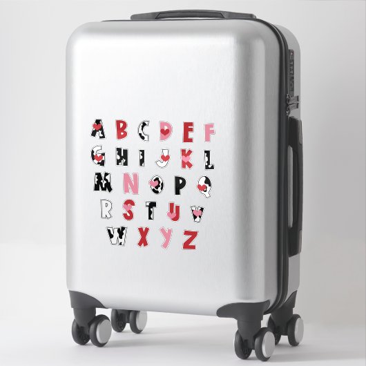 Udderly Love (hoofdletters) Sticker (Koffer)