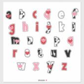Udderly Love (kleine letters) Sticker (Vel)