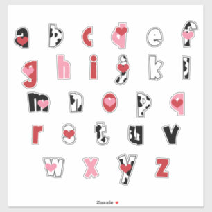Udderly Love (kleine letters) Sticker