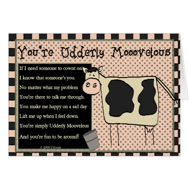 Udderly Moovelous (Voorkant Horizontaal)