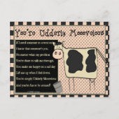 Udderly Moovelous Briefkaart (Voorkant)