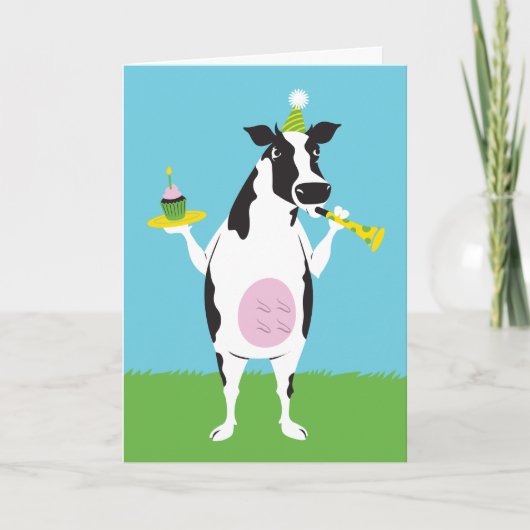 Udderly Verbazingwekkende Verjaardag Kaart (Voorkant)