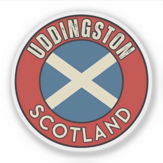 Uddingston, Schotland Sticker (Voorkant)