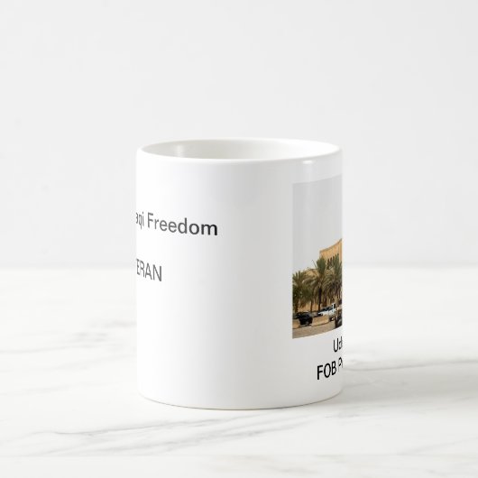 Udei's Palace, FOB ProWelvaart, Irak Koffiemok (Center)