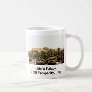 Udei's Palace, FOB ProWelvaart, Irak Koffiemok