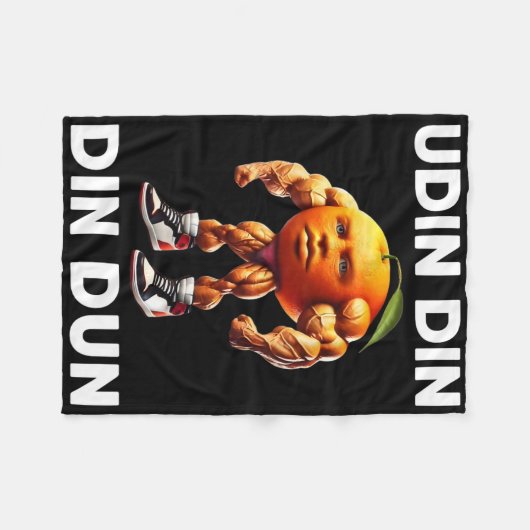 Udin Din Dun Italian Brainrot Meme Udindindindind Fleece Deken (Voorkant (Horizontaal))
