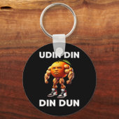 Udin Din Dun Italian Brainrot Meme Udindindindind Sleutelhanger (Voorkant)