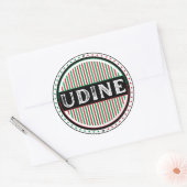 Udine City Pride Emblem – Italian Identity Ronde Sticker (Envelop)