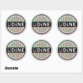 Udine City Pride Emblem – Italian Identity Ronde Sticker (Vel)