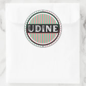 Udine City Pride Emblem – Italian Identity Ronde Sticker (Tas)