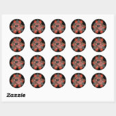 udjat 2 ronde sticker (Vel)