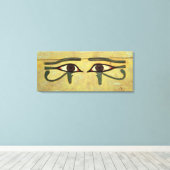 Udjat Eyes on a Coffin, Middle Kingdom Canvas Afdruk (Insitu (Houten vloer))
