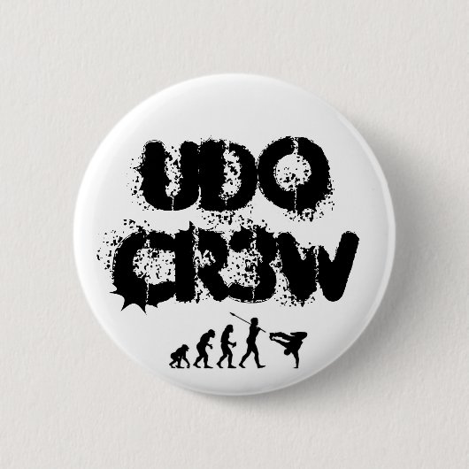 UDo Cr3w-Button Ronde Button 5,7 Cm (Voorkant)