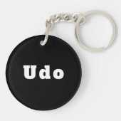 Udo Sleutelhanger (Achterkant)