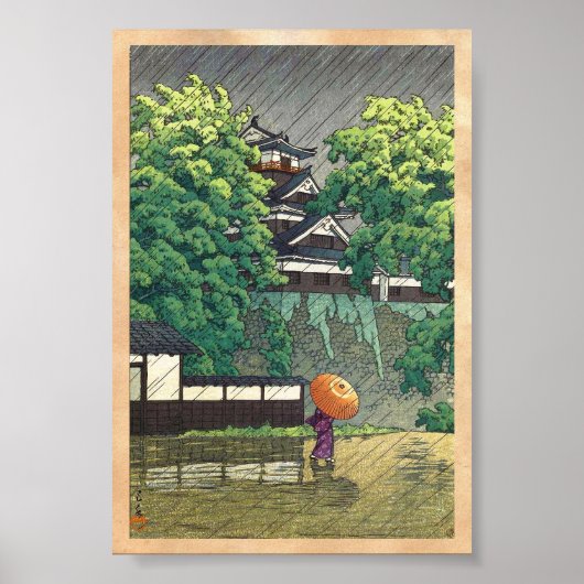 Udo Tower, Kumamoto Castle (Kumamoto-jô Udoyagura) Poster (Voorkant)